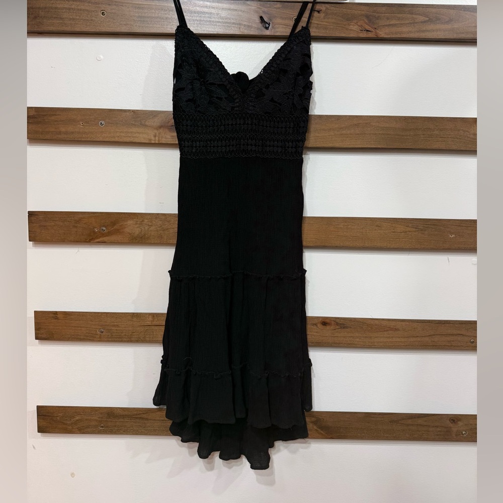 Elegant Black Lace Dress